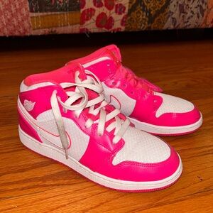 Pink Size 7Y/ 8W Jordans